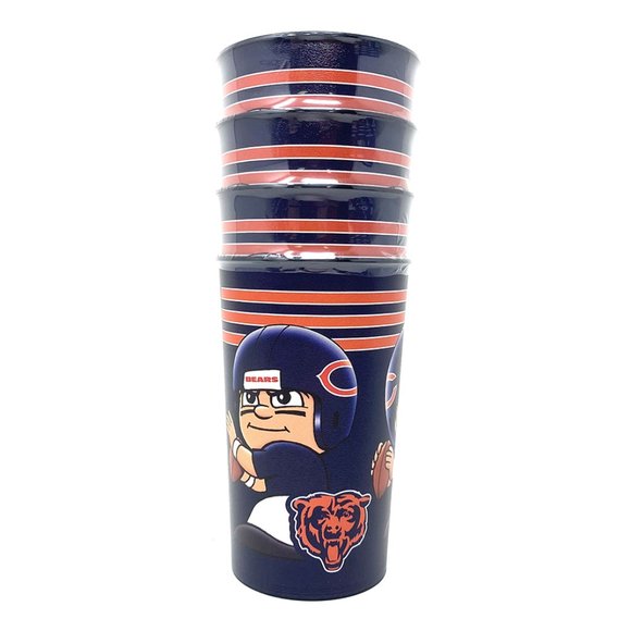NFL Chicago Bears 22oz Party Cup 4-Pack - Picture 1 of 2